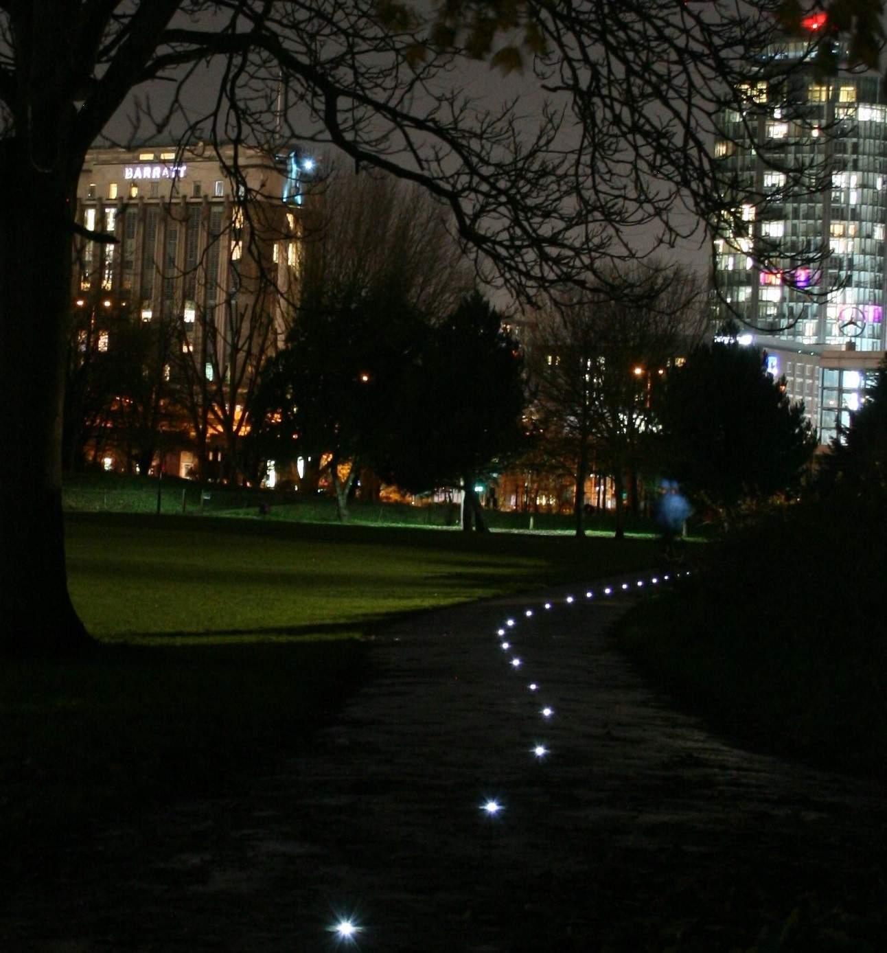 Solar Ground Lighting for London Green Spaces