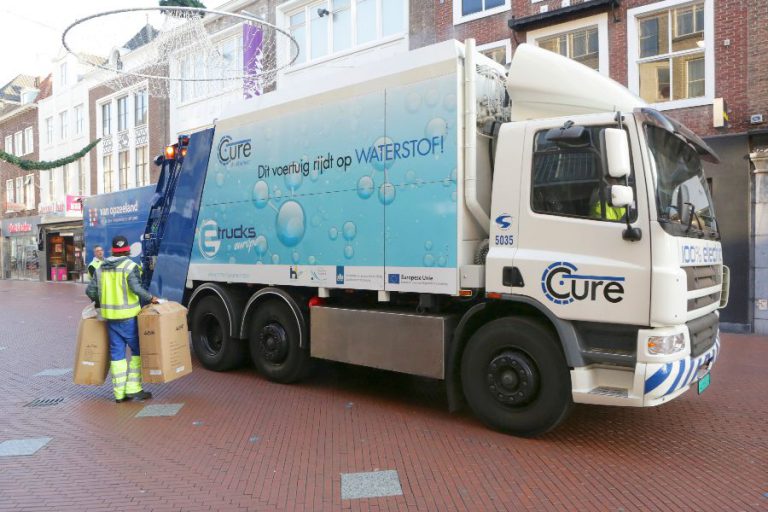 Transporting waste without producing CO2